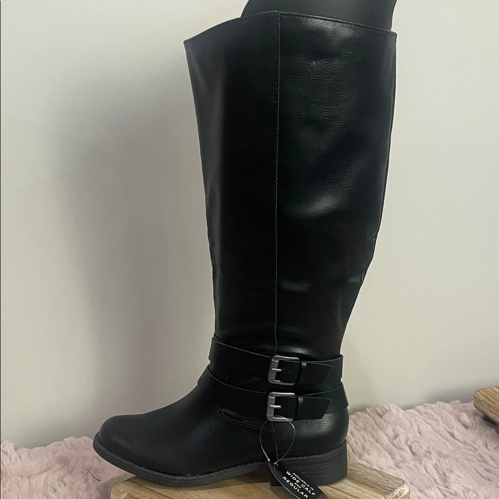 Style & Co. Black Over the Knee Boots